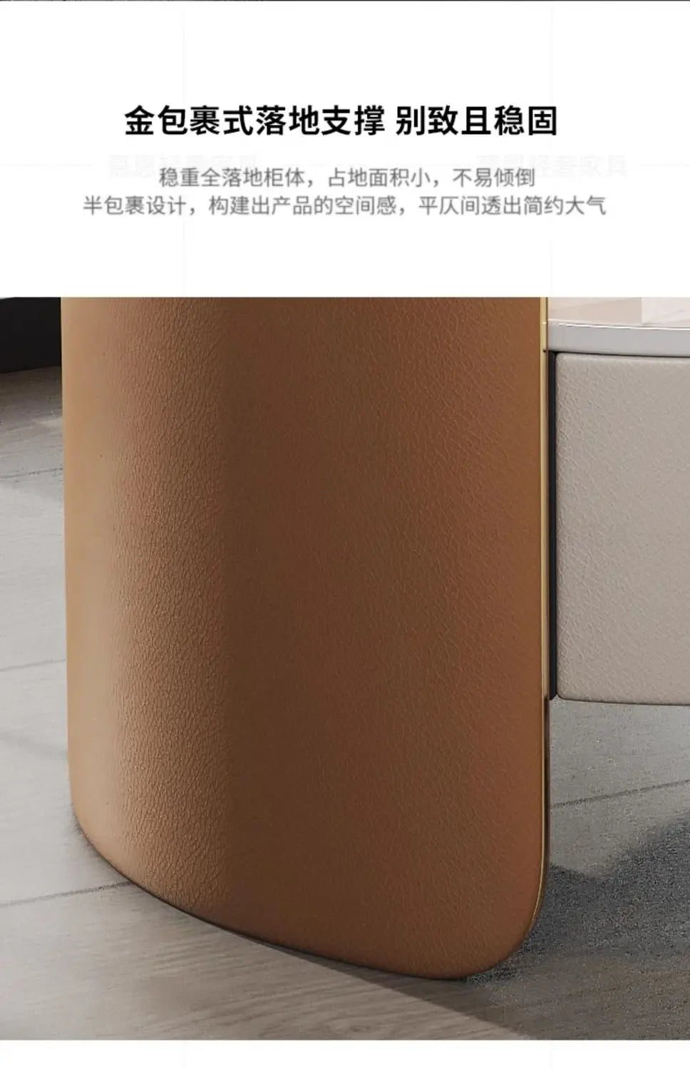 Modern Italian Round Bedside Table: Minimalist Design, Luxury & High-End Storage for Home Bedrooms