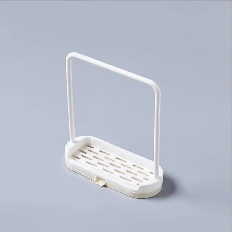 Kitchen Storage Rack Dishcloth Hanging Rack Towel Sponge Drain Racks Bathroom Soap Holder Sink Desktop Organizer