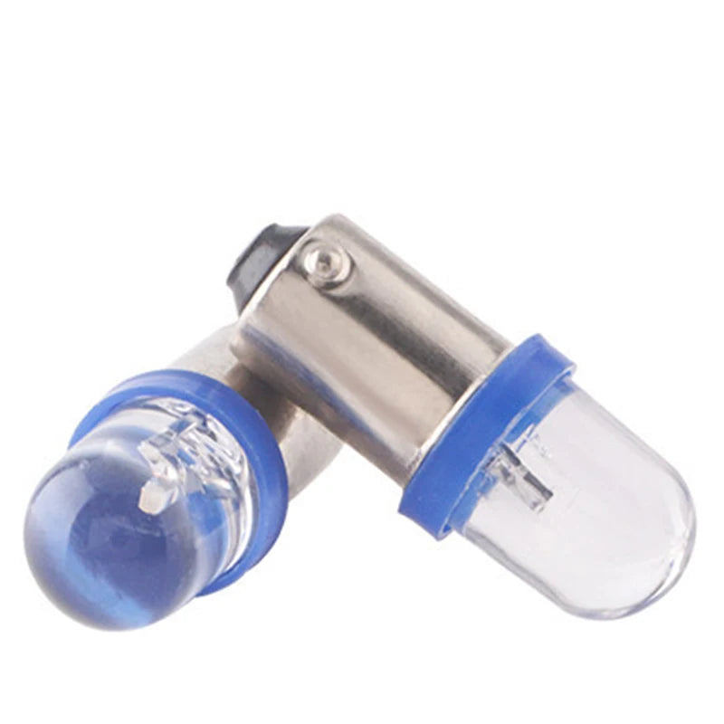 10pcs BA9S T4W LED Car light bulb T2W T3W Auto interior Lamp Round LEDs marker light emitting diode 12913 12910 12929