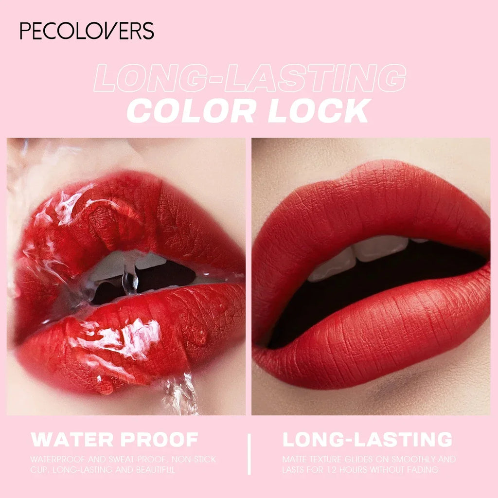 1 Pc Matte Lip Liner and Lipstick Pen, Smooth To Apply, Waterproof Long-lasting Non-sticky, Perfect Festival Gifts, Daily Makeup