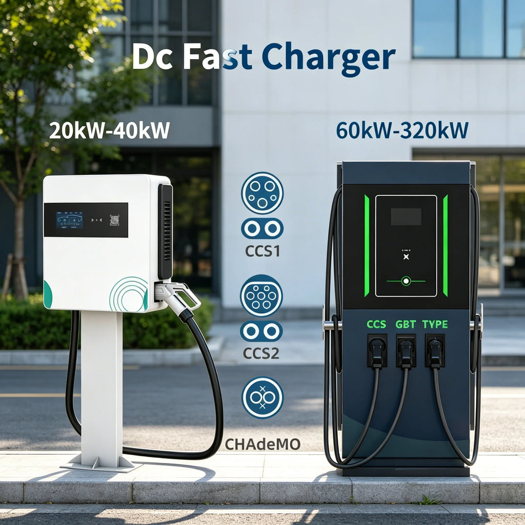 DC Fast EV Charger 60KW-240KW, EV Charging Station for Cars, Fast Charging, Commercial & Residential, High Efficiency