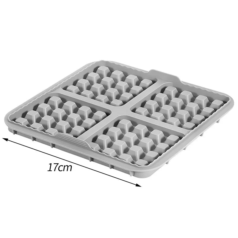 Square Waffle Maker Mold for Air Fryer, Non-Stick Baking Tray Compatible with 4-7QT,for Belgian Waffles,Pancakes,Dishwasher Safe