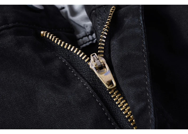 Streetwear Fashion Men Jeans Elastic Stretch Slim Fit Spliced Designer Casual Cargo Pants Hombre Hip Hop Joggers Men Overalls