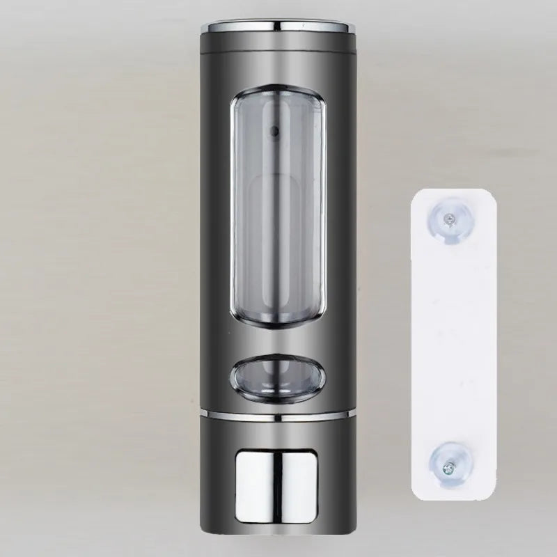 Liquid Soap Dispenser 400ml Wall Mounted Refillable for Bathroom Kitchen Hotel Shower Gel Lotion Pump for Toilet Bathroom Hotel