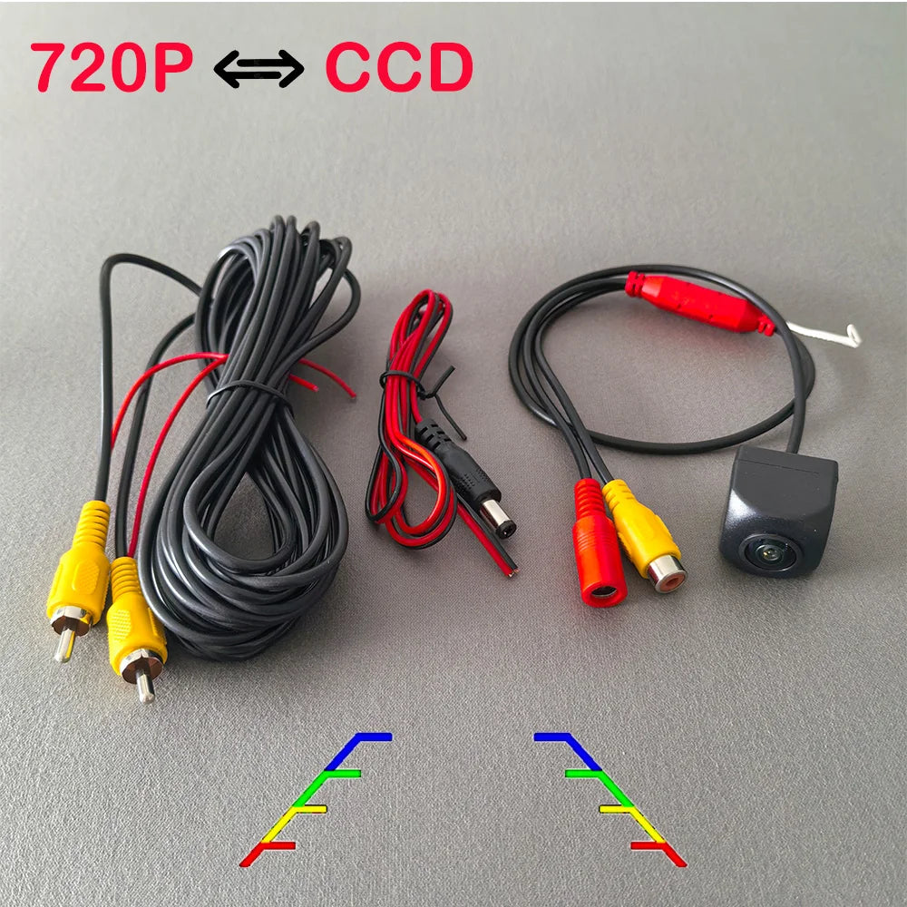 AHD Car Rear View Camera 12V Night Vision Backup Parking Reverse Camera Waterproof HD Color Image Video Vehicle Camera