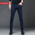 Men's Jeans Luxury Fashion Korean Kpop Washed Brand Boyfriend Men's Slim Denim Jeans Spring Autumn Casual Style Trousers Male