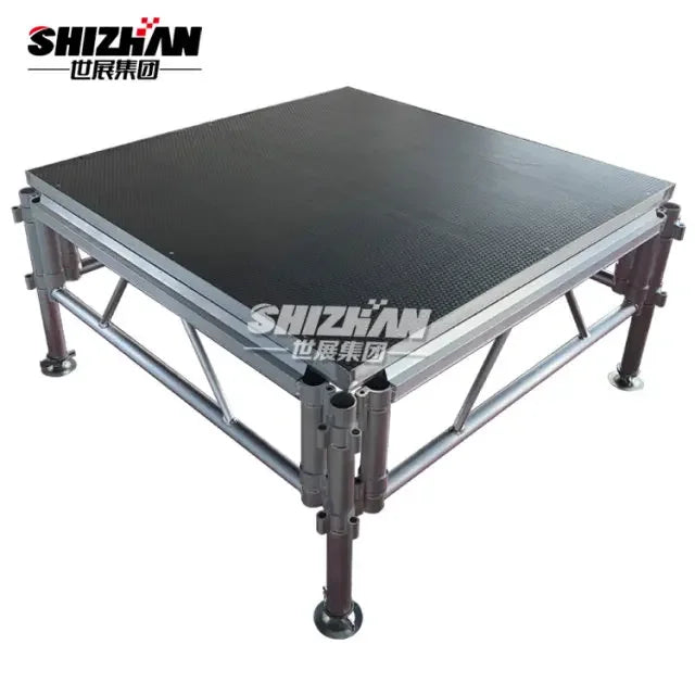 Custom Large Foldable Aluminum Alloy Stage for Concert Events Portable Square Pattern Stage TUV Certified