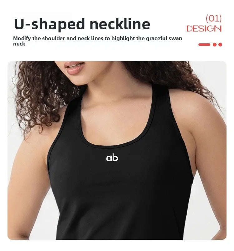 Summer Plus Size Women Loose Quick Dry Tank Tops Breathable Backless Sleeveless Running Gym Fitness Singlet Vest Ropa De Mujer
