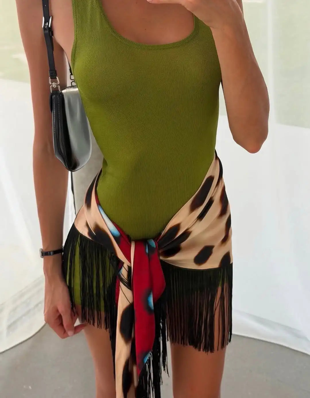 Women Two Tone Dot Print Long Sleeve Split Midi Dress Y2K Deep V Drawstring Slim Mermaid Skirt 2026 Street Club Party Outfit