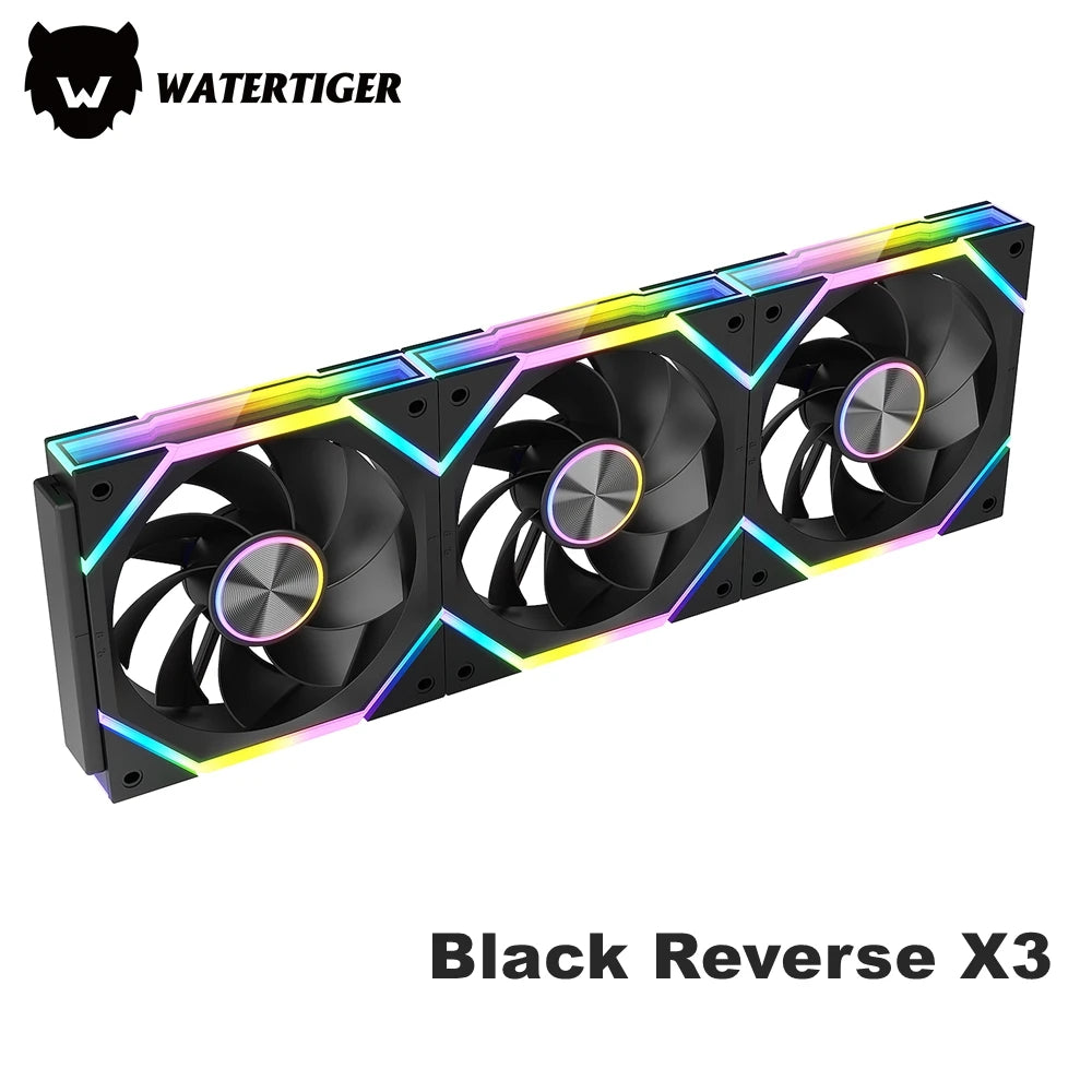 Guangchi V2 building block fan, 120mm case fan,12025 water-cooled fan, 5V ARGB light-emitting fan, convenient for combination.