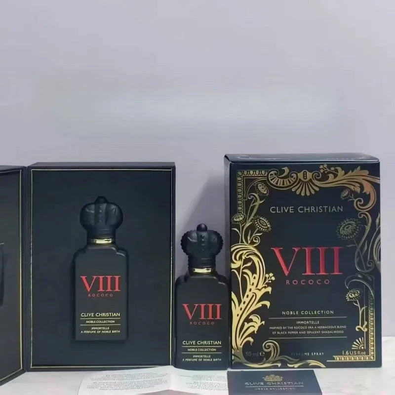 Clive Christian 50ml Amberwood Fresh Women Perfume Long Lasting Elegant Fragrance with Jasmine Rose Sandalwood Amber Musk