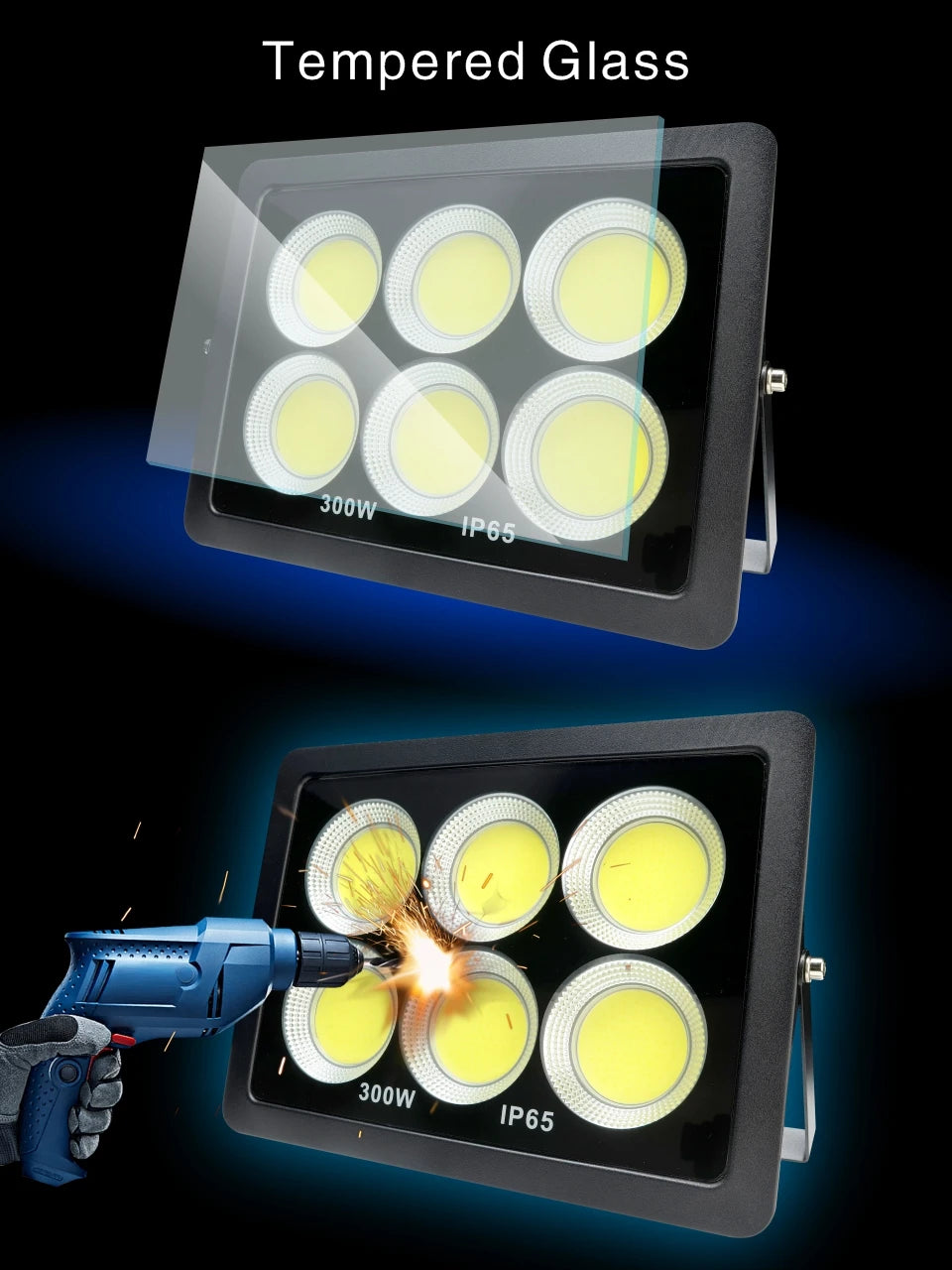 COB Flood Light 300W 200W 100W 50W Outdoor Lighting LED Floodlight 220V Spotlight IP65 Modern Waterproof Outdoor Led Garden Lamp