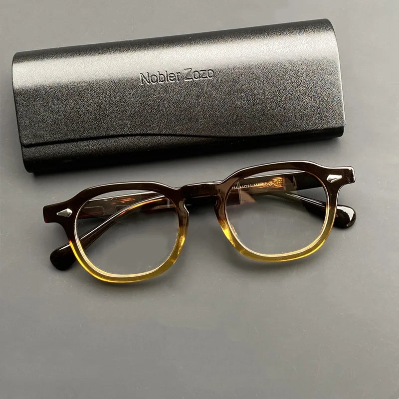 Johnny Depp Optical Glasses Frame Men Women Retro square computer acetate glasses frame men prescription myopia glasses