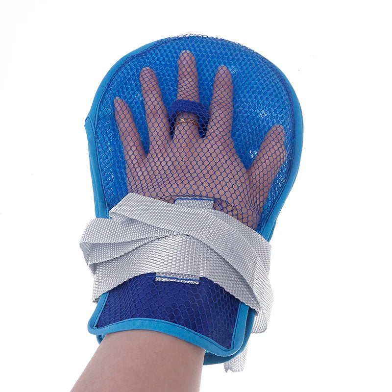 1 Pcs Medical Restraint Glove Detachable Bedridden Patient Anti Fall Hand Constraint Protector Anti Scratch Fixed Glove〔CC55〕