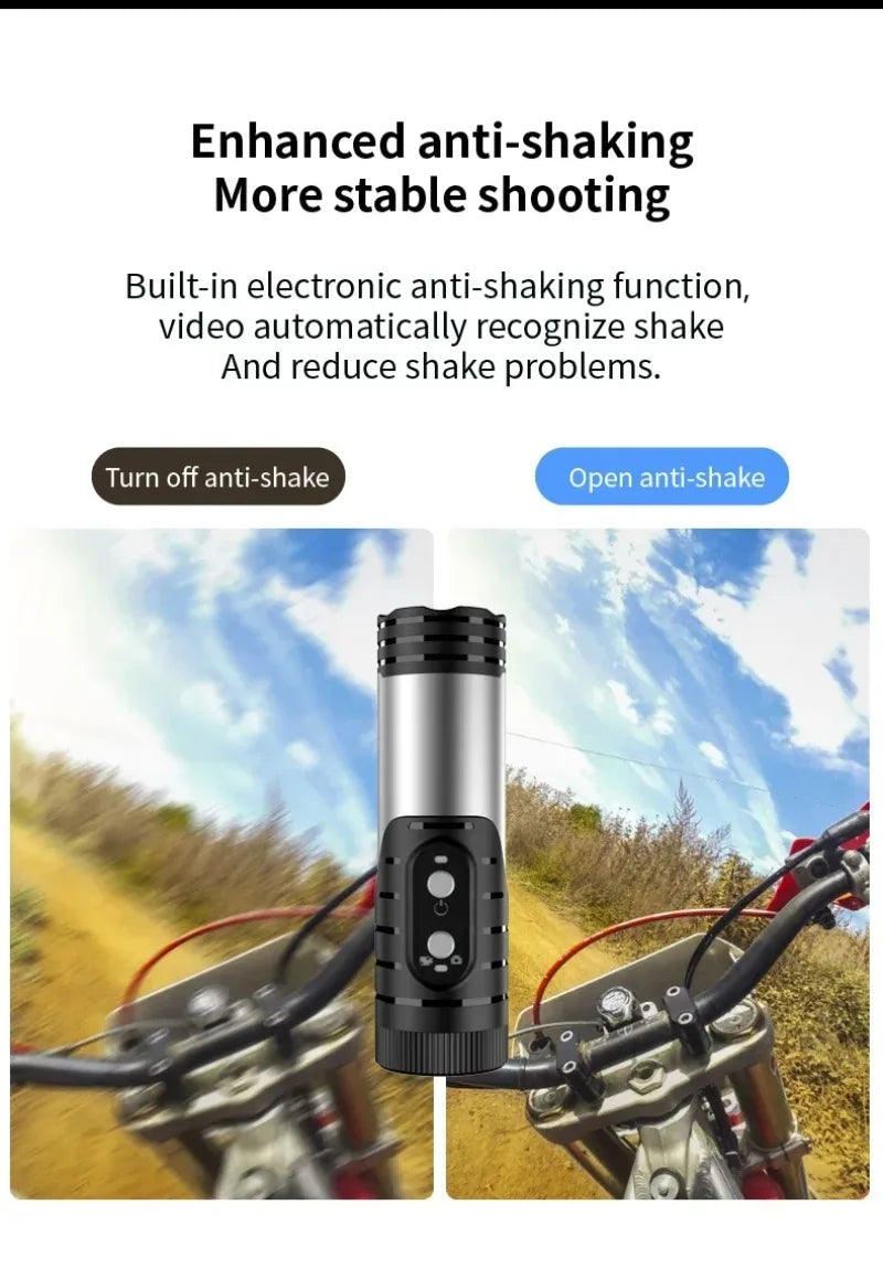 4K Ultra HD Camera Outdoor Hunting Camera Anti Shake Sport DV WiFi Motorcycle Bike Helmet Camera Action Cam Waterproof Bodycam