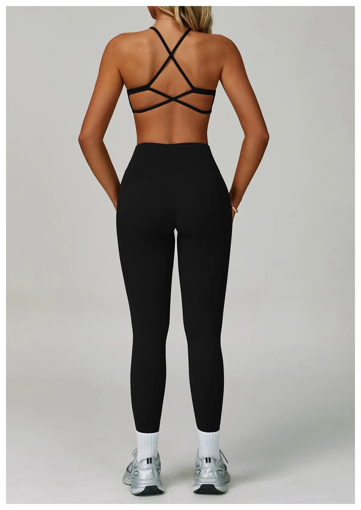 Women's Tracksuit 2 Piece Set Fitness Clothes Yoga Sets Sportswear Workout Bra High Waist Leggings Set Gym Clothing Sports Suits