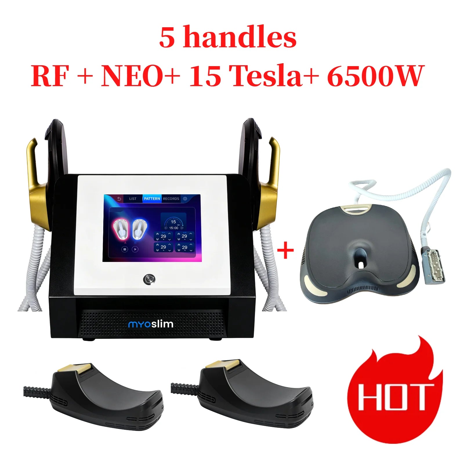 Professional 6500w 200HZ RF Machine EMS Body Slim Muscle Stimulation Myoslim PRO Ultra Sculpt Lose Weight