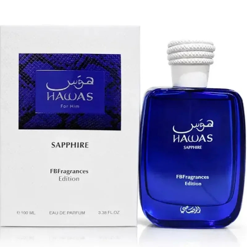 HAWAS 100ML Unisex Eau De Parfum Long Lasting Woody Aquatic Floral Fruity Oriental Fresh Perfume Fragrance