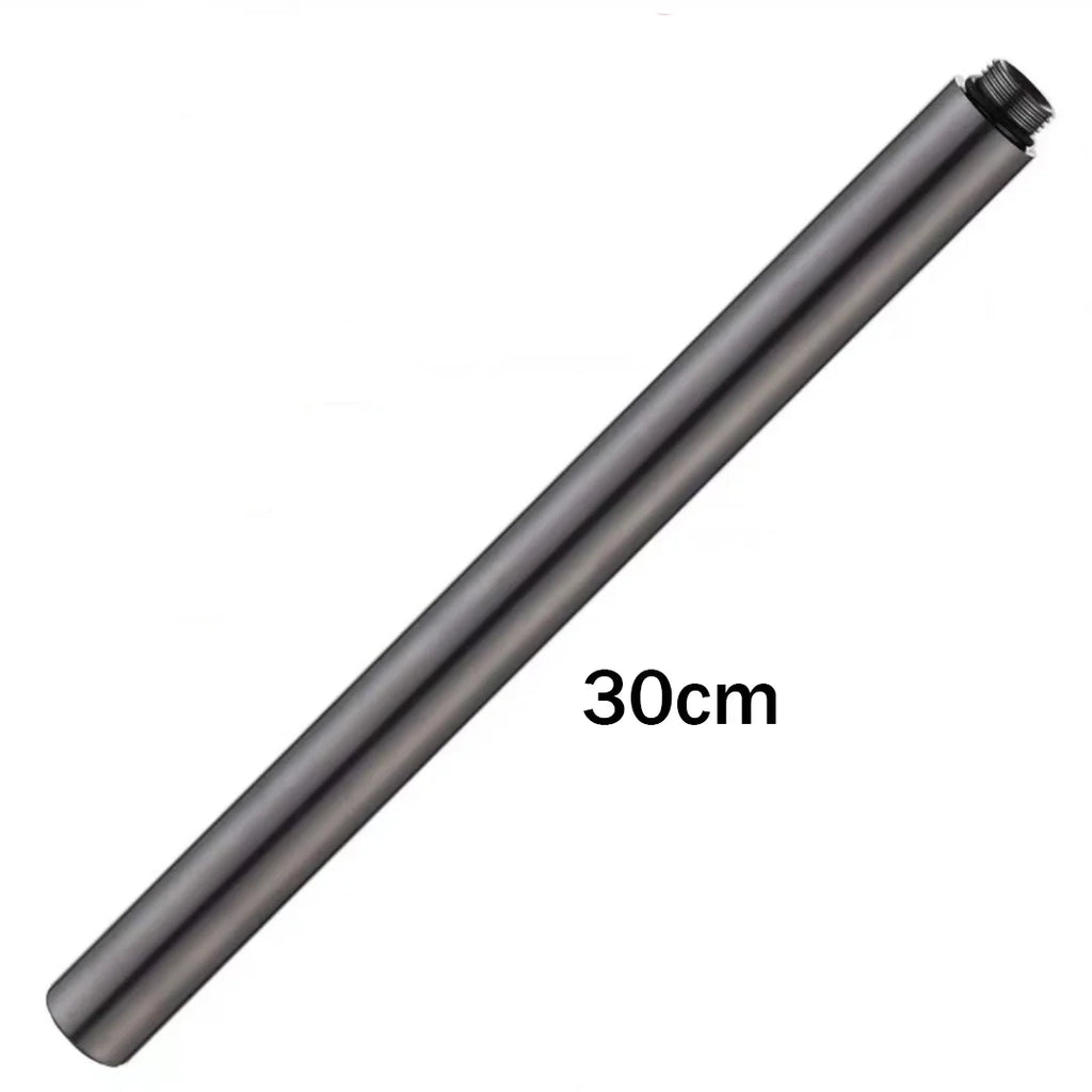 Shower Extender Gray Black Shower Extension Rod Shower Bracket 30\40\50 cm Shower Extension Rod Riser Tube Bathroom Accessories