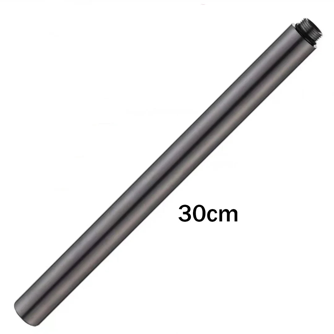 Shower Extender Gray Black Shower Extension Rod Shower Bracket 30\40\50 cm Shower Extension Rod Riser Tube Bathroom Accessories