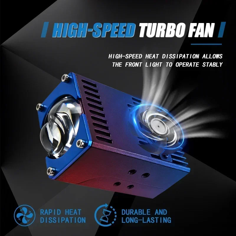 130W Car Grille Spotlight Projector Len Light 80000LM Super Bright Work Lights Motorcycle Lorry Truck Auxiliary Spotlight 6000K