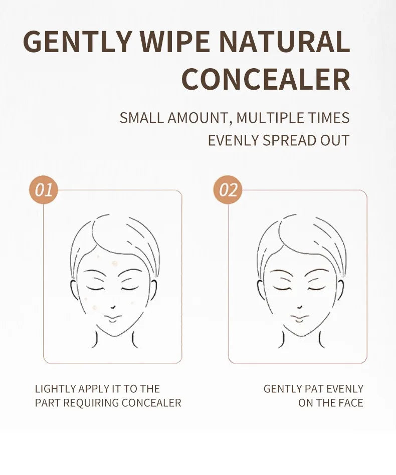 Matte Foundation Cream Stick Boosted Skin Tint Silky Texture Moisturizing Lasting Coverage Concealer Base Even Skin Tone Makeup