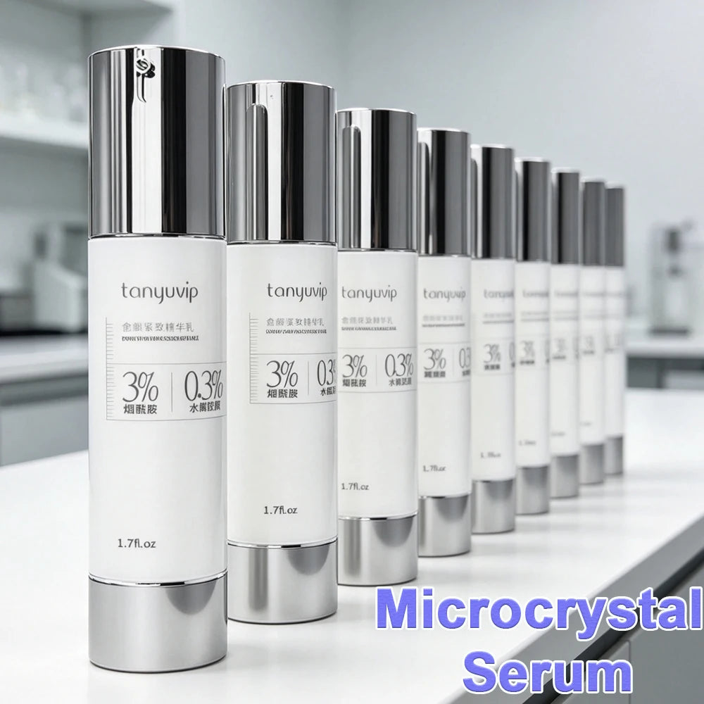 Facial Hydrolyzed Sponge Microcrystal Serum Skin Booster Anti-Wrinkle Firming Moisturizing Repairing Brightening Skin Care