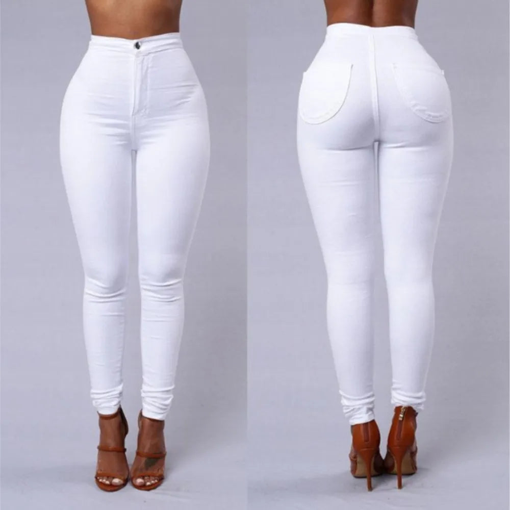 Spring Summer Leggings Thin High Waisted Elastic Pencil Pants For Women's New Skinny Retro Simple Casual Sports Longjeans Female