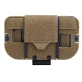 Tactical Phone Pouch with MOLLE/PALS Strap, Foldable Chest Phone Holder for Navigation & Tactical Vest Accessory