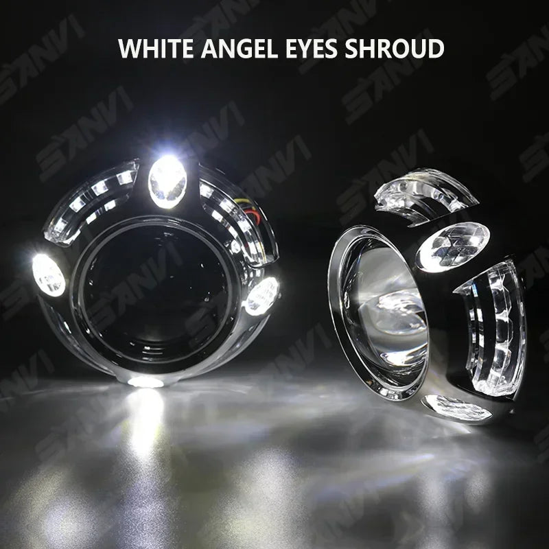 SANVI 3.0 Inch 26540LUX S07 Bi LED Projector Lens 110W H4 H7 9005 9006 Headlight Auto LED Light Car Accessory