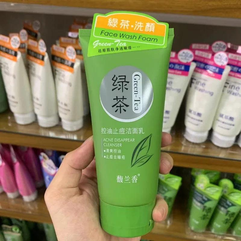 Orchid Green Tea Activated Carbon Seaweed Facial Cleanser Series Moisturizing Whitening Skin Care