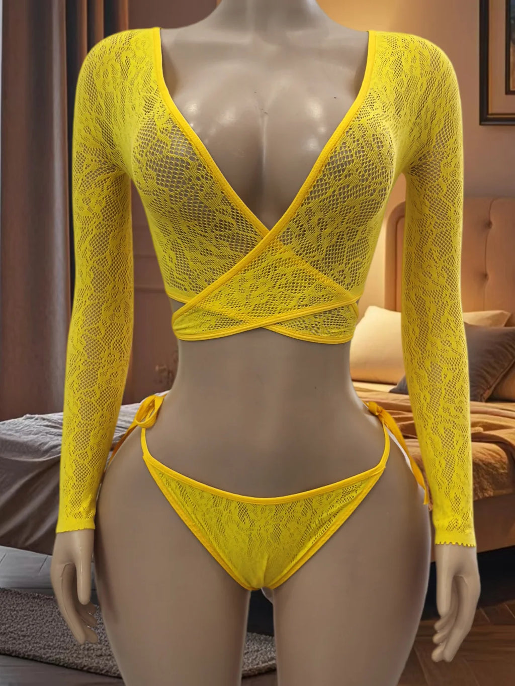 Sexy Lingerie Sets Hot Three-Point Bikini Underwear Bra And Brief Set Erotic Sleepwear Comfortable Intimate Apparel Costumes