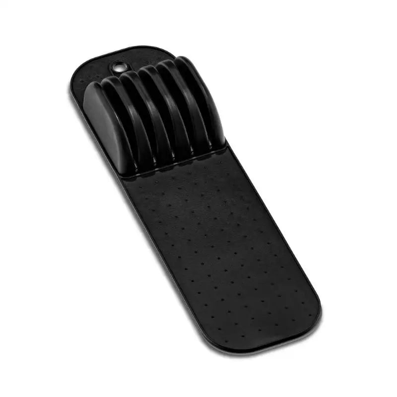 Premium Knife Holder Organizer – Soft-Grip, Non-Slip Knife Mat with 5 or 11 Slots for Kitchen Drawer Storage