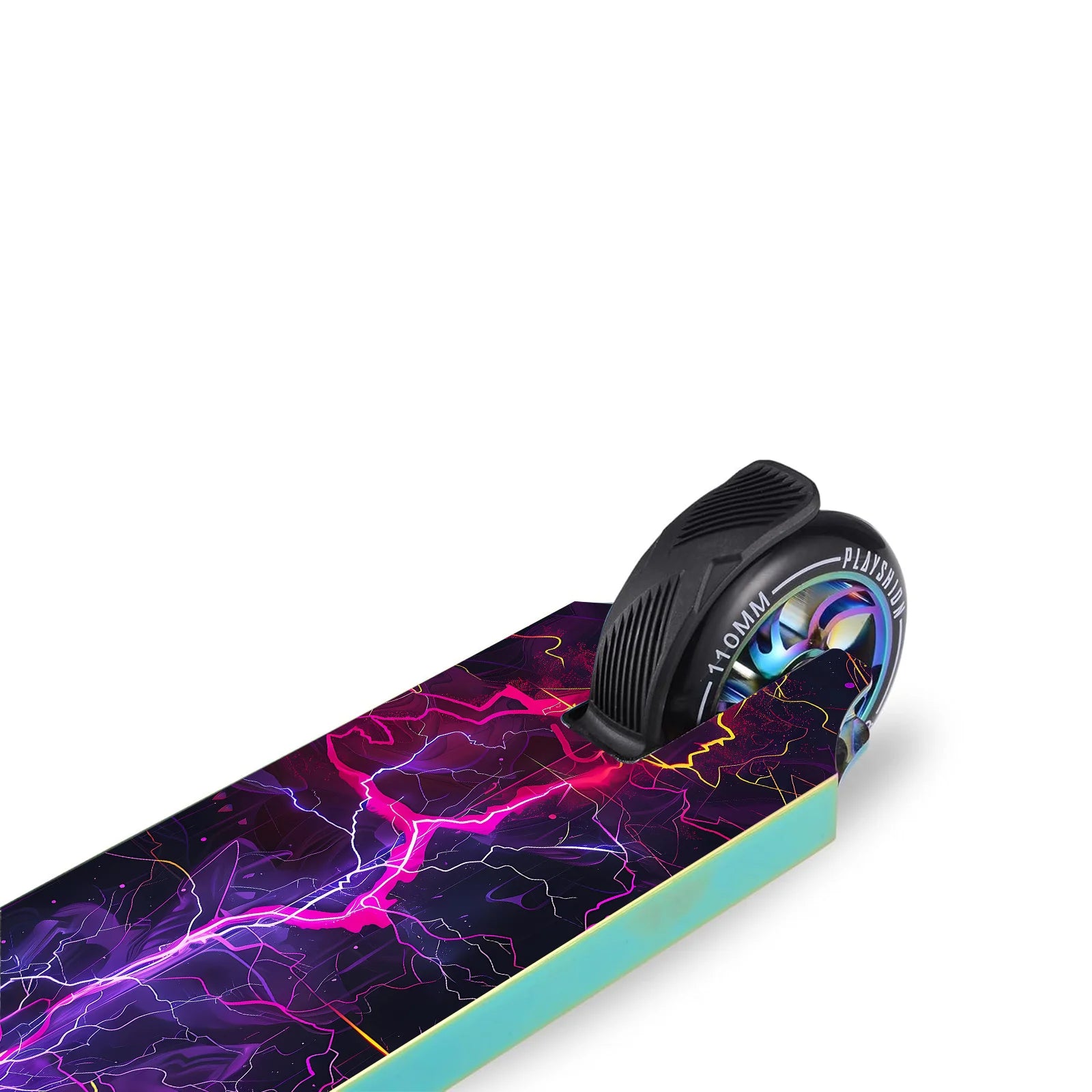 Colorful lightning, trendy scooter stickers, skateboard stickers, scooter floor mat stickers, personalized cool skateboard