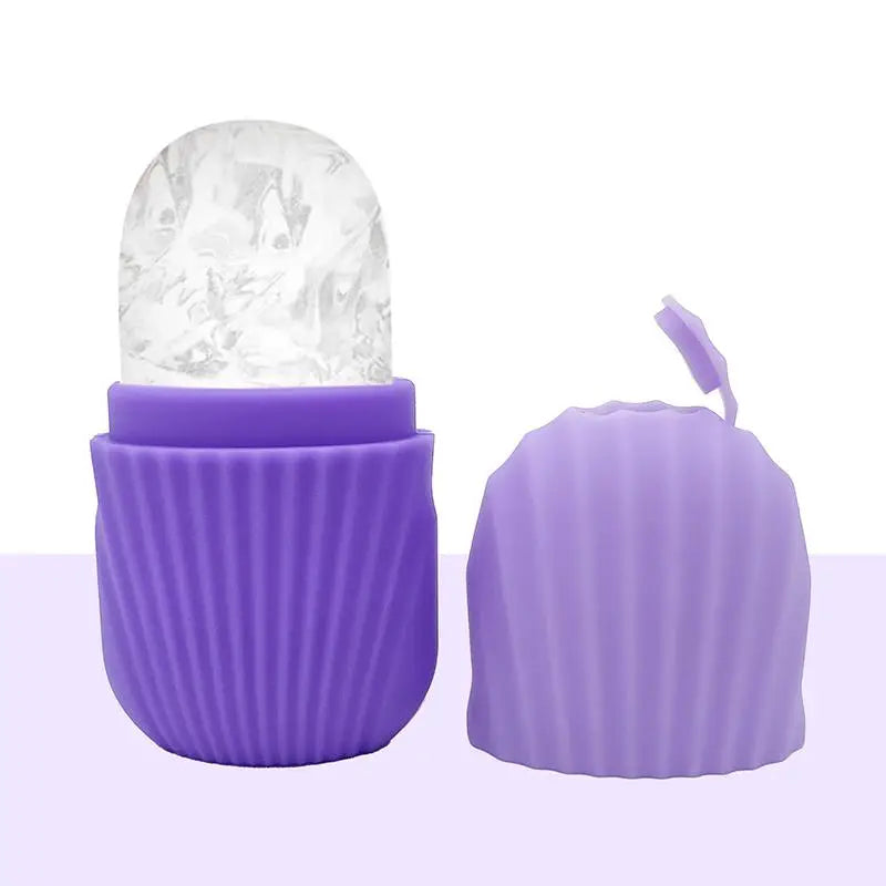 Beauty Face Lifting Massager Silicone Ice Cube Trays Facial Eye Roller Ice Ball Contouring Reduce Acne Skin Care Tool Reusable