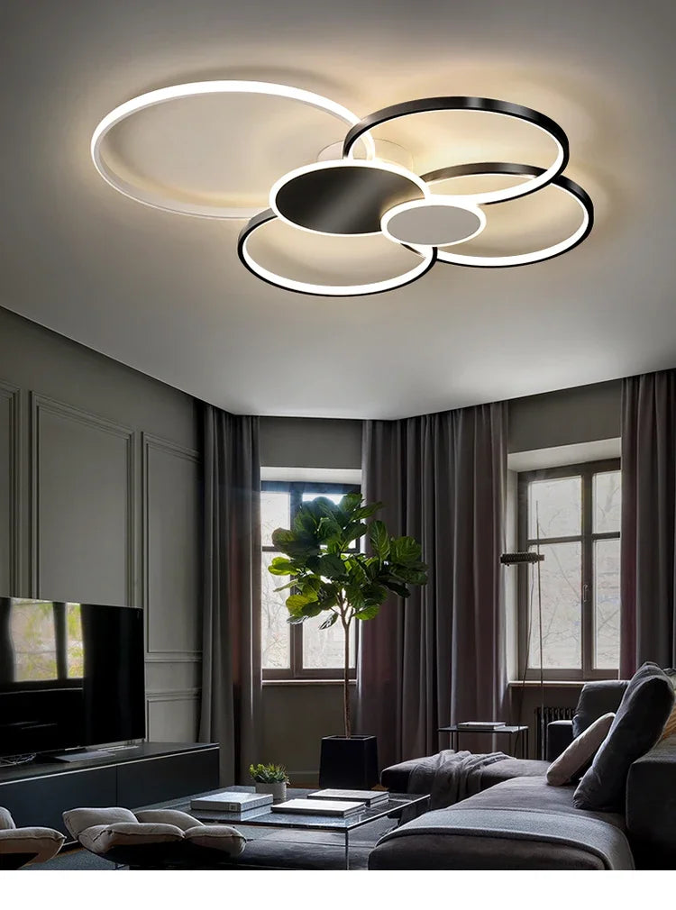 New Modern LED Ceiling Lights For Living Room Chandelier Bedroom Kitchen Ceiling Lamp Modern Apartment Hotel Chandelier Lighting