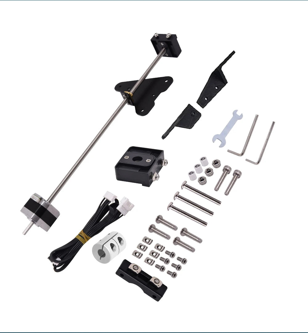 Creativity Dual Z Axis Upgrade Kit with Lead Screw 42-34 Stepper Motor for Ender3 CR10 3d Printer Parts for Ender 3 Pro/V2 CR10S
