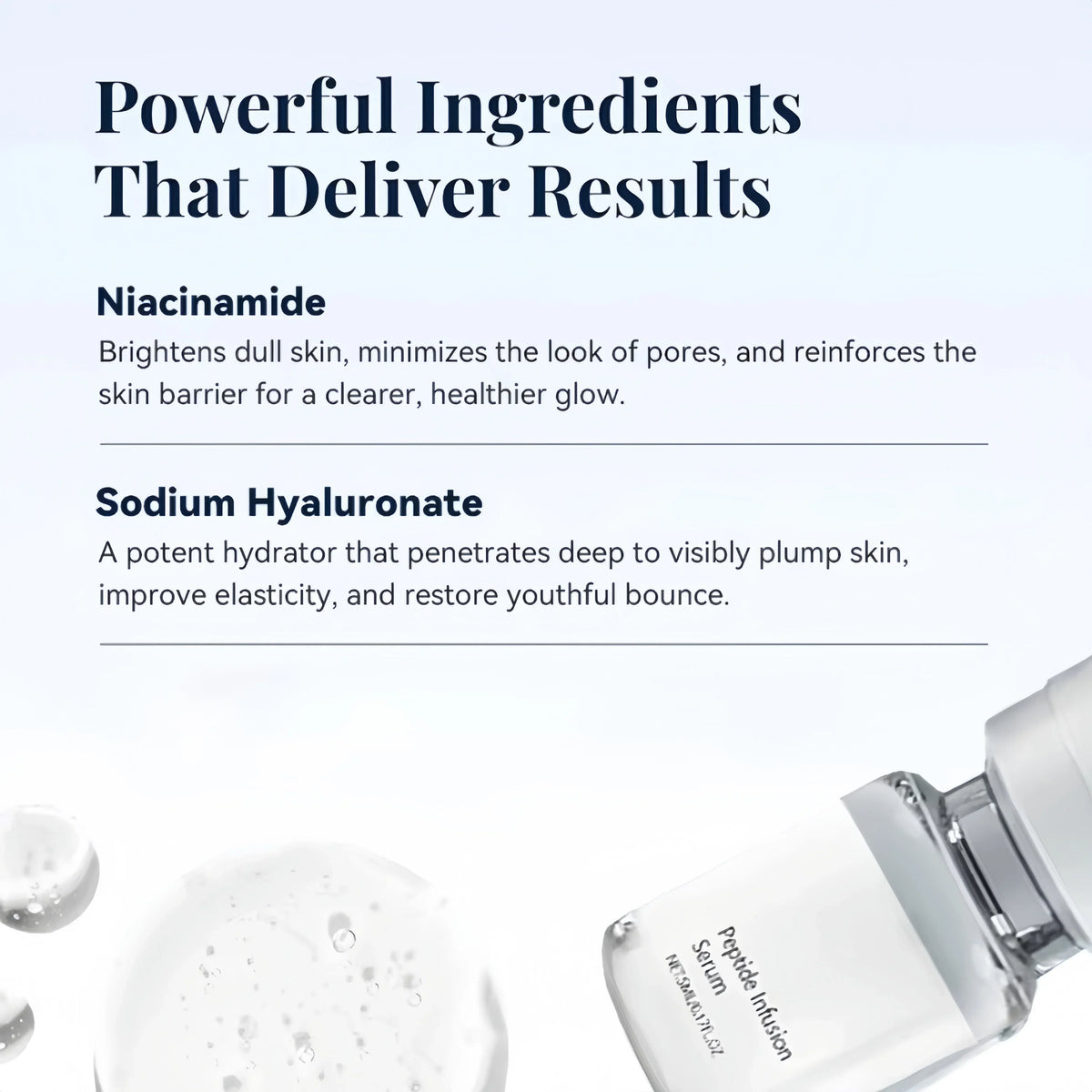 Peptide Serum Microneedle Repair Facial Care Set For Home Daily Use