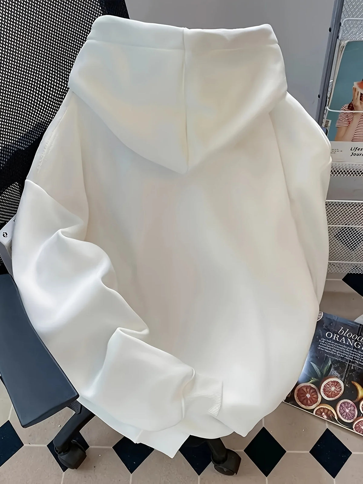 Autumn and winter hooded sweatshirt with Korean printed casual style multifunctional easy to wear suitable for commuting hoodies