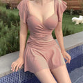 Conservative Skirt Style  Swimsuit for Women Summer New Arrival Thermal Spring Bathing Slimming Coverage plus Size