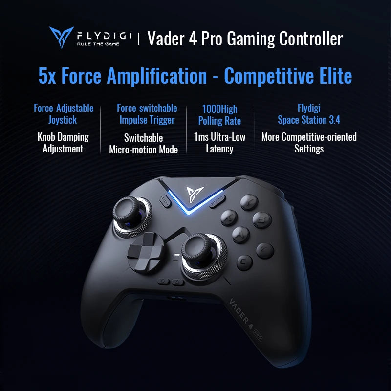 FLYDIGI Vader 5 Pro/ 4ProGaming Controller Switchable Tirgger Support Elite Force PC NS Mobile TV Box PC Gamer PS Game Boy Gifts