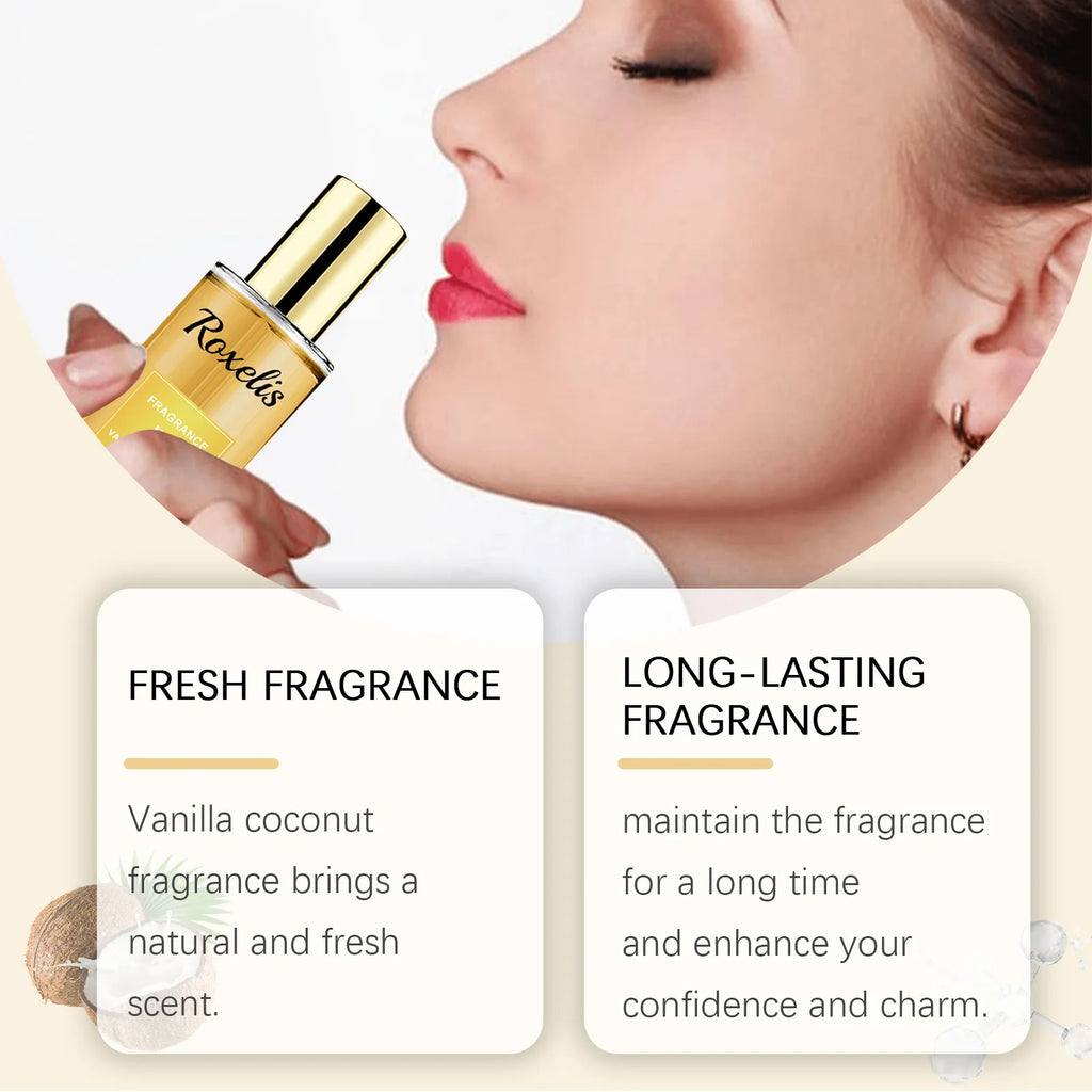 Vanilla Coconut Fragrance Spray, Long-Lasting Fresh Body Spray, Floral and Fruity Refreshing Body Fragrance