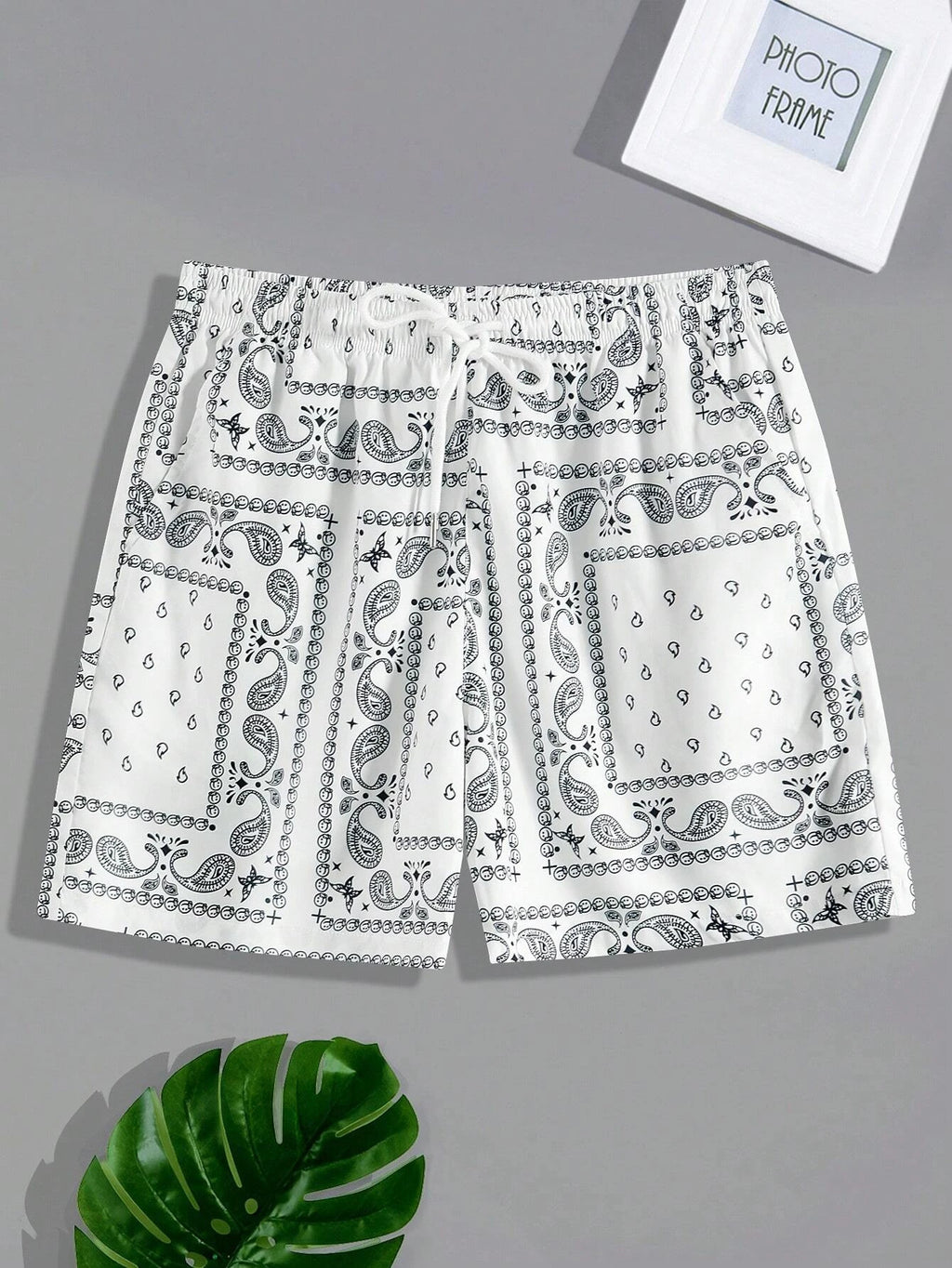 Trend Bandana Graphic Beach Short for Men Summer Fashion 3D Printed Swim Trunks Loose Casual Streetwear Hawaiian Short Pants