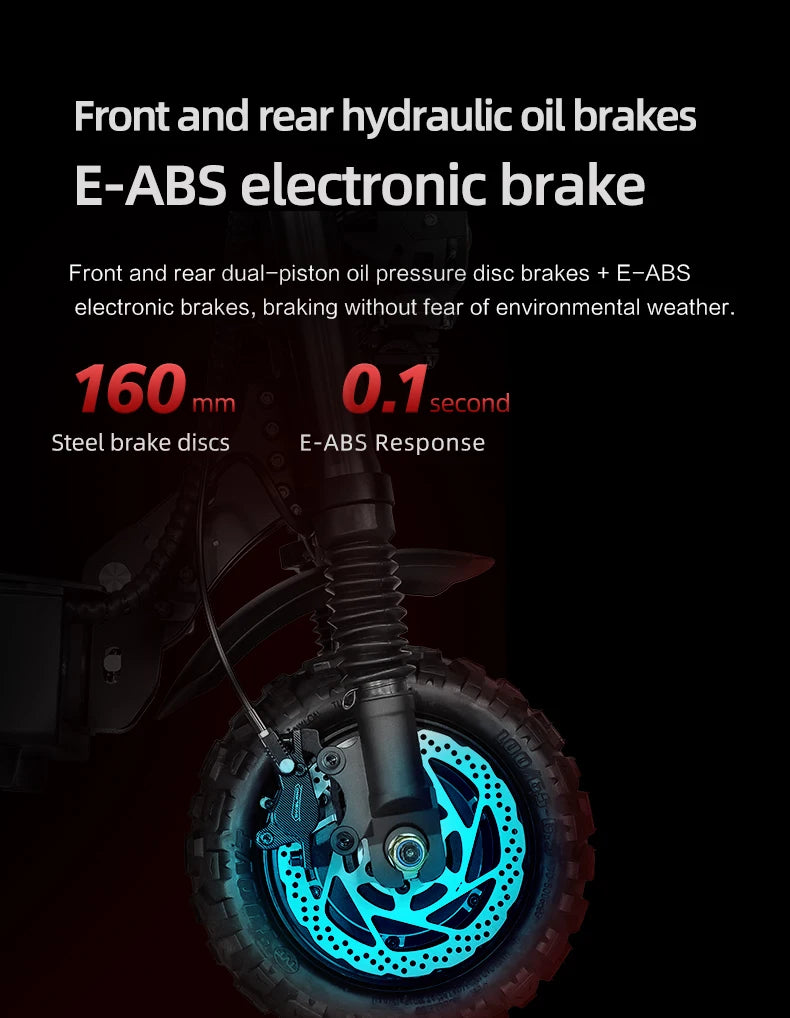 Updated S3-11 100-120KM Range Foldable Electric Scooters Adult 6000w 40AH dualtron elektroroller 11 inch Offroad Tire e scooter