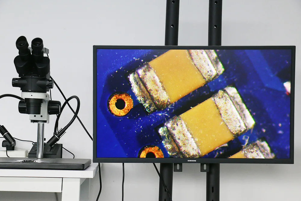 55MP 48MP 4K HDMI USB Video Camera Rotatable Universal Articulating Arm Stand 3.5X-180X Simul Focal Trinocular Stereo Microscope
