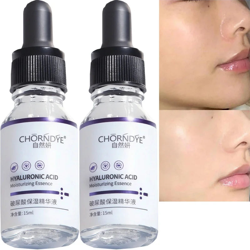 Hydrating Hyaluronic Acid Facial Serum Deep Moisturizing Facial Skin Essence & Plumping Formula for Radiant & Smoother Skin