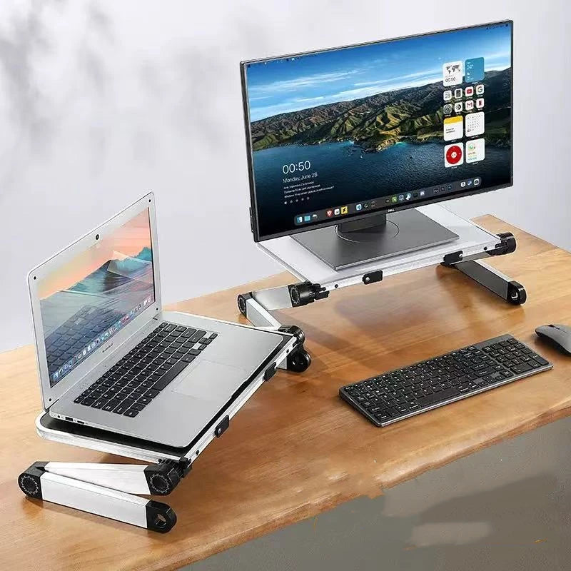 Foldable Laptop Stand Cooling Notebook Bracket Adjustable Ergonomic Laptop Support Base Holder Laptop Tablet Accessories Stands