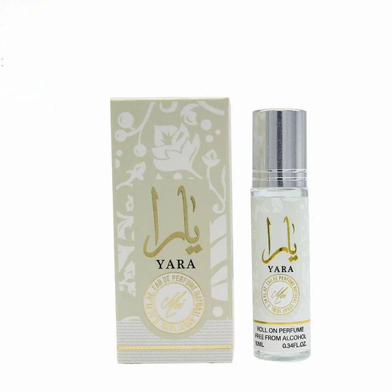 2026 New YARA Arabic Roll On Perfume Oil Portable Mini Rollerball Long Last Sweet Floral Fruity Aroma Travel Size Perfume Gift