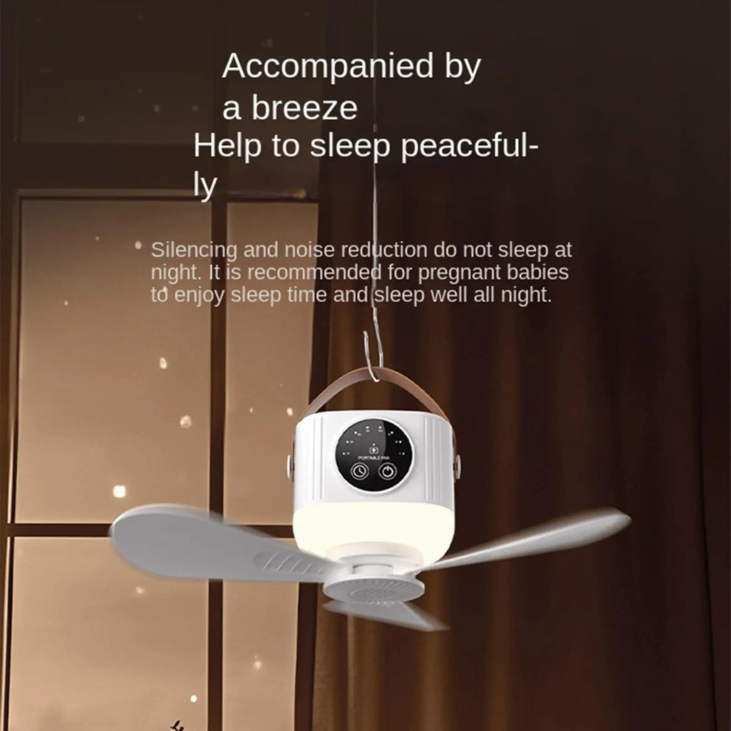 Camping Fans For Tents Low Noise Portable With Remote Timer Camping Tent Fan For Outdoor Beach Rv Bedroom Travel Road Trip