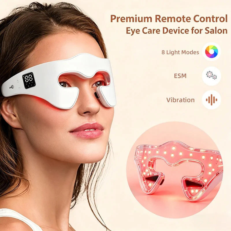 Red Blue Light Eye Beauty Device Household LED Infrared Beauty Instrument ESM Eye Massager Beauty Eye Mask